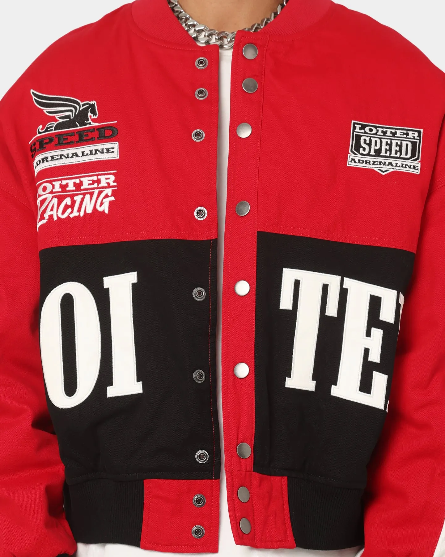 Loiter Motor Sport Jacket Red