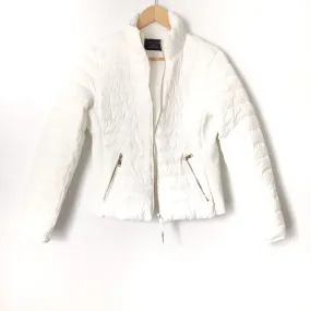 Love Tree White Puffer Jacket- Size S