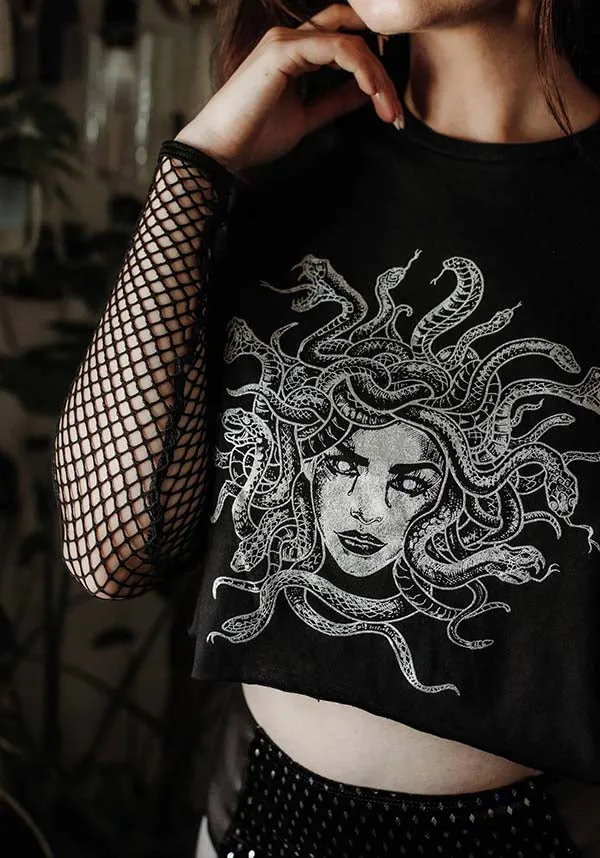 Medusa | FISHNET CROP TOP