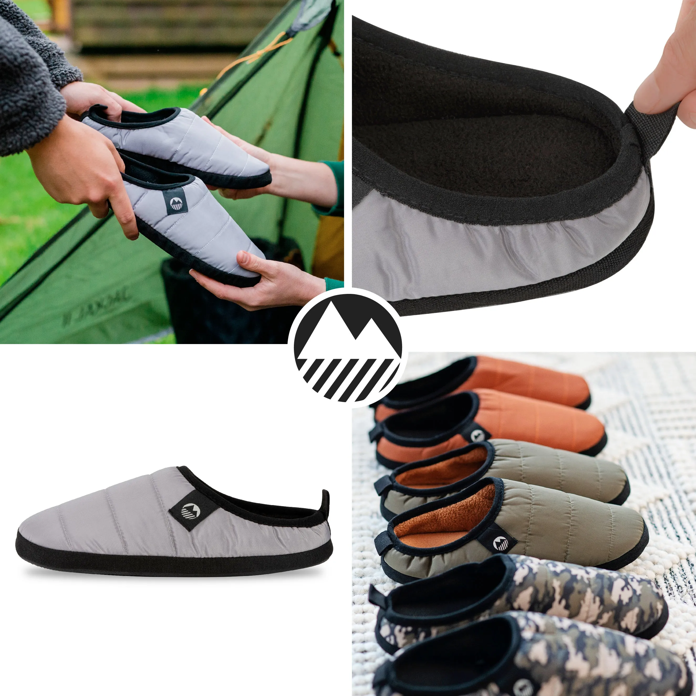 Men's Wolfa Ultra Warm Tent Slippers