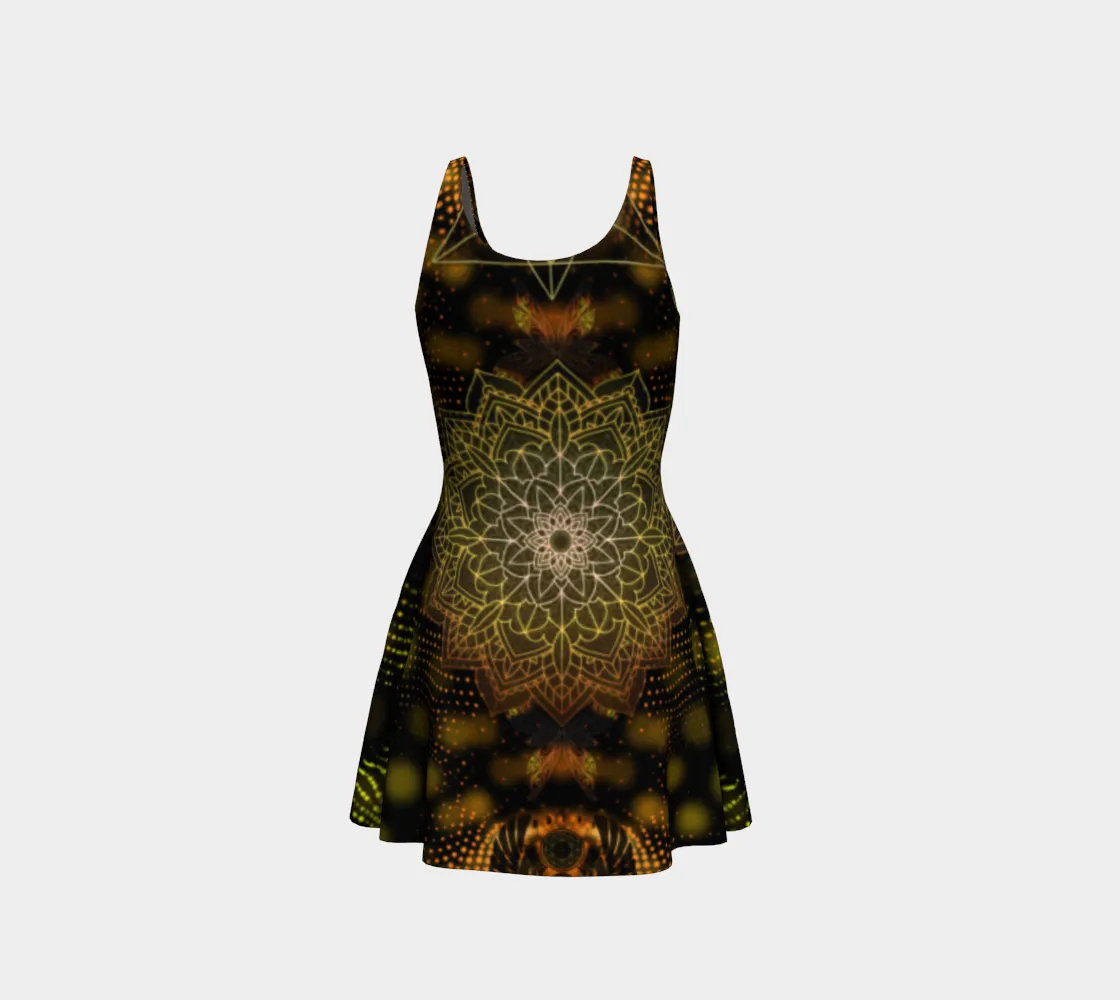 Merkaba | Flare Dress | Cosmic Shiva