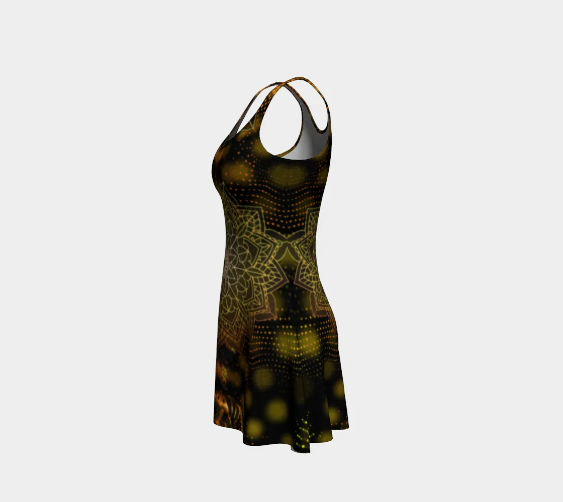 Merkaba | Flare Dress | Cosmic Shiva