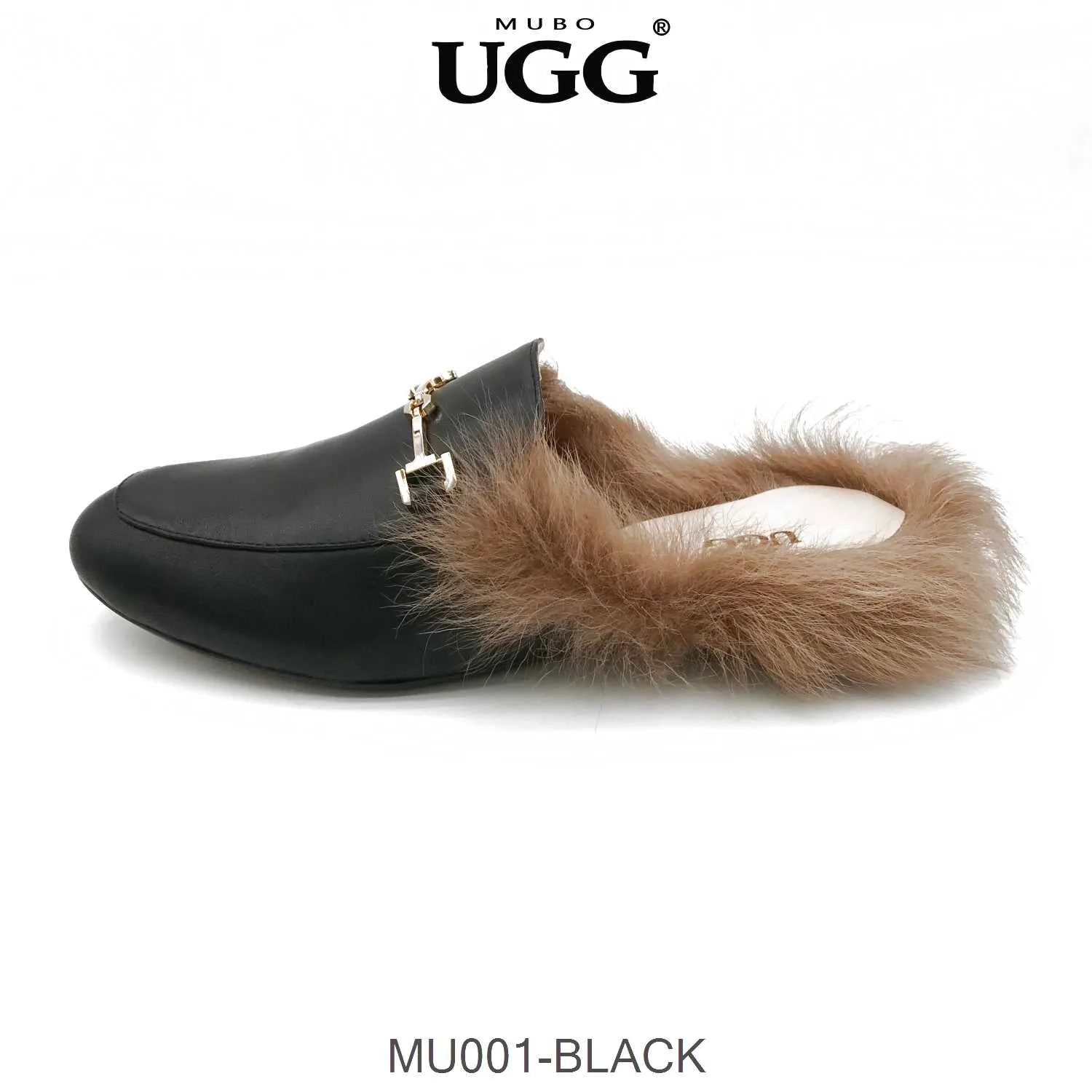 MUBO UGG LUCIA Women Leather Flat Slides