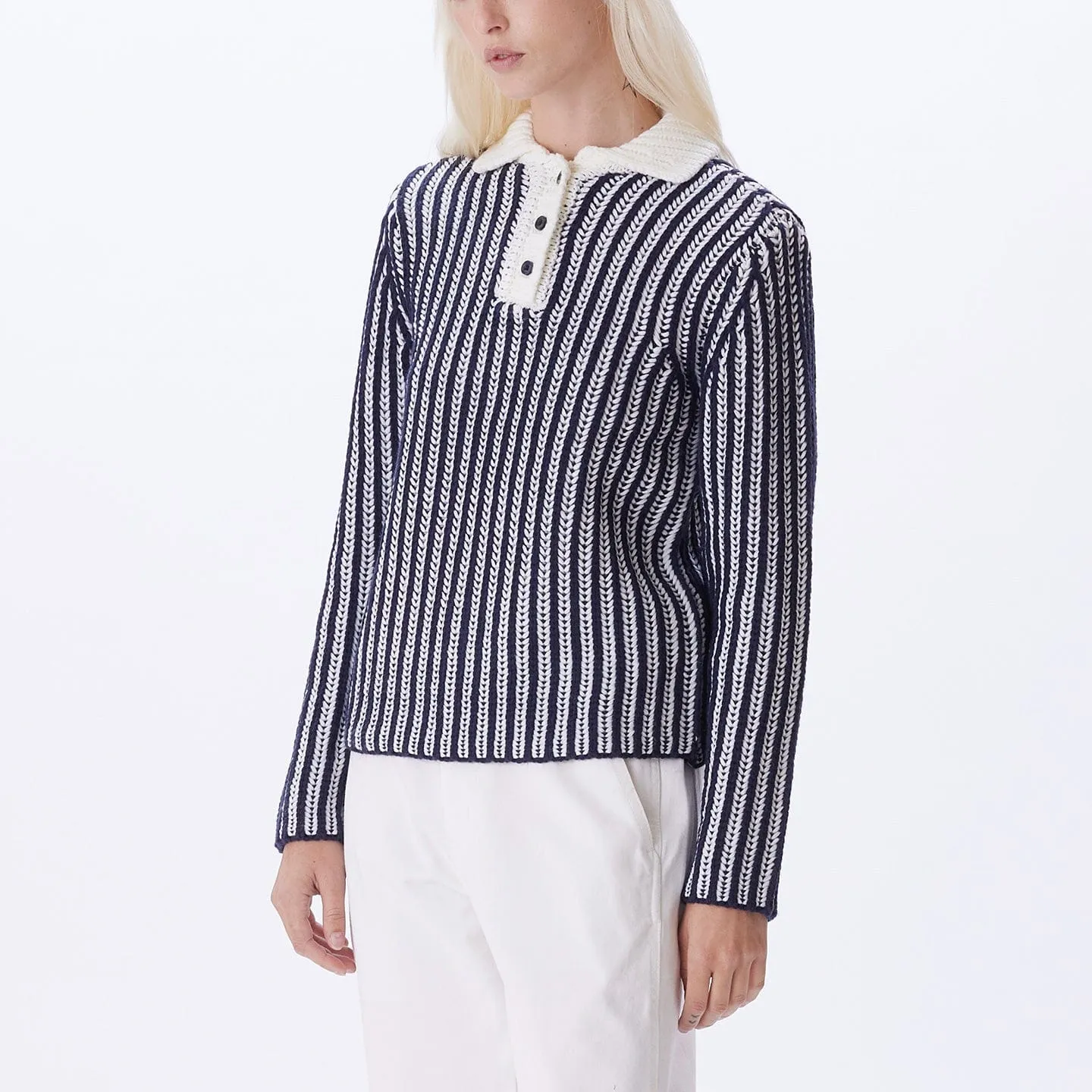 OBEY SYLVIE POLO SWEATER