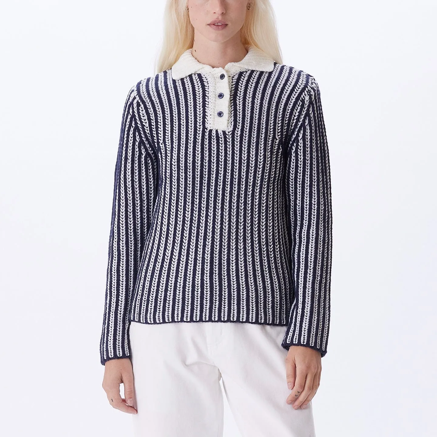 OBEY SYLVIE POLO SWEATER