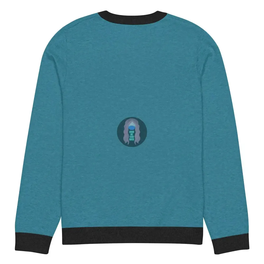 Orca On Knitted crew neck sweater