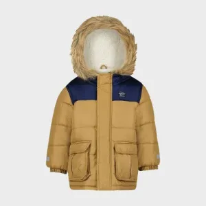 OshKosh B'gosh  Baby Boys' Colorblock Snow Bib and Jacket Set - Beige 12M