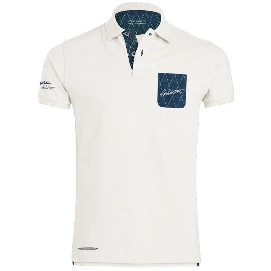 Pagani Huayra Roadster Men's Polo Shirt - Off White