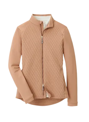 Peter Millar - Women's Merge Hybrid Quilted Jacket - Camel