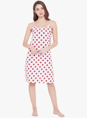 Polka Dot Cotton Negligee (Final Sale)