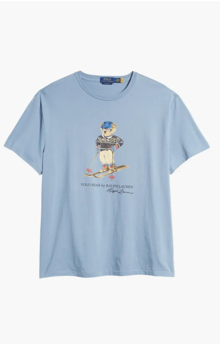 POLO RALPH LAUREN MEN Cotton Polo Bear T-Shirt