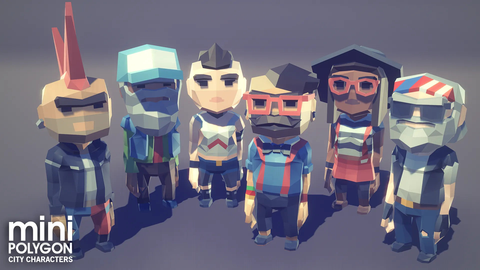 POLYGON MINI - City Characters Pack