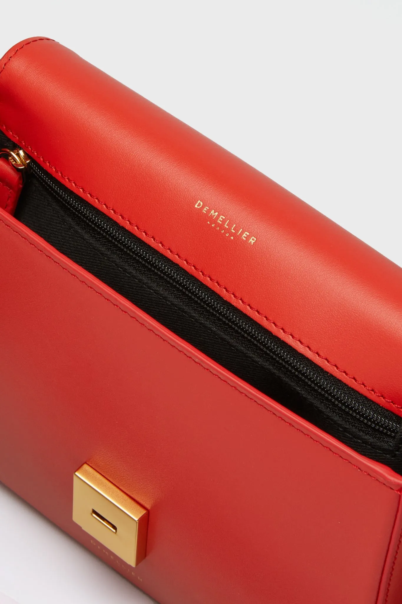 Poppy Red Smooth Small Vancouver Bag