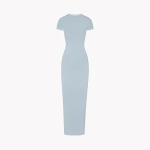 Pre Order:  Crewneck Bodycon Maxi Dress