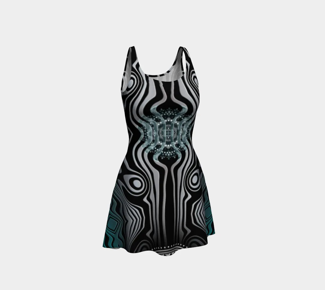 PRIMITIVE SILVER || FLARE DRESS || COSMIC SHIVA