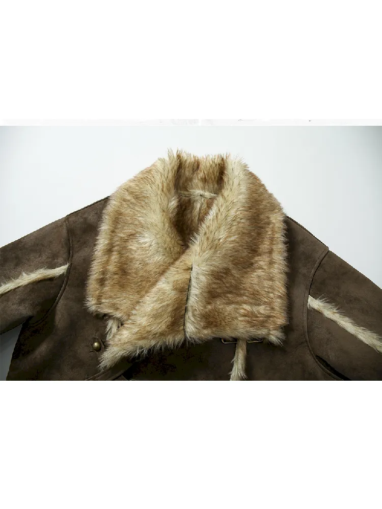 Punk Lazy Loose Fur Coat【s0000011220】