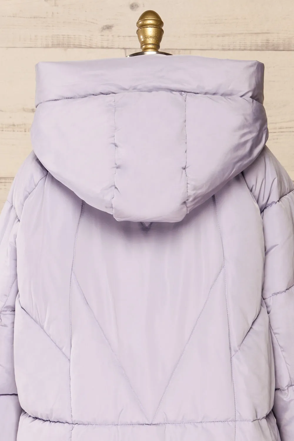 Reda Lavender | Short Puffer Jacket