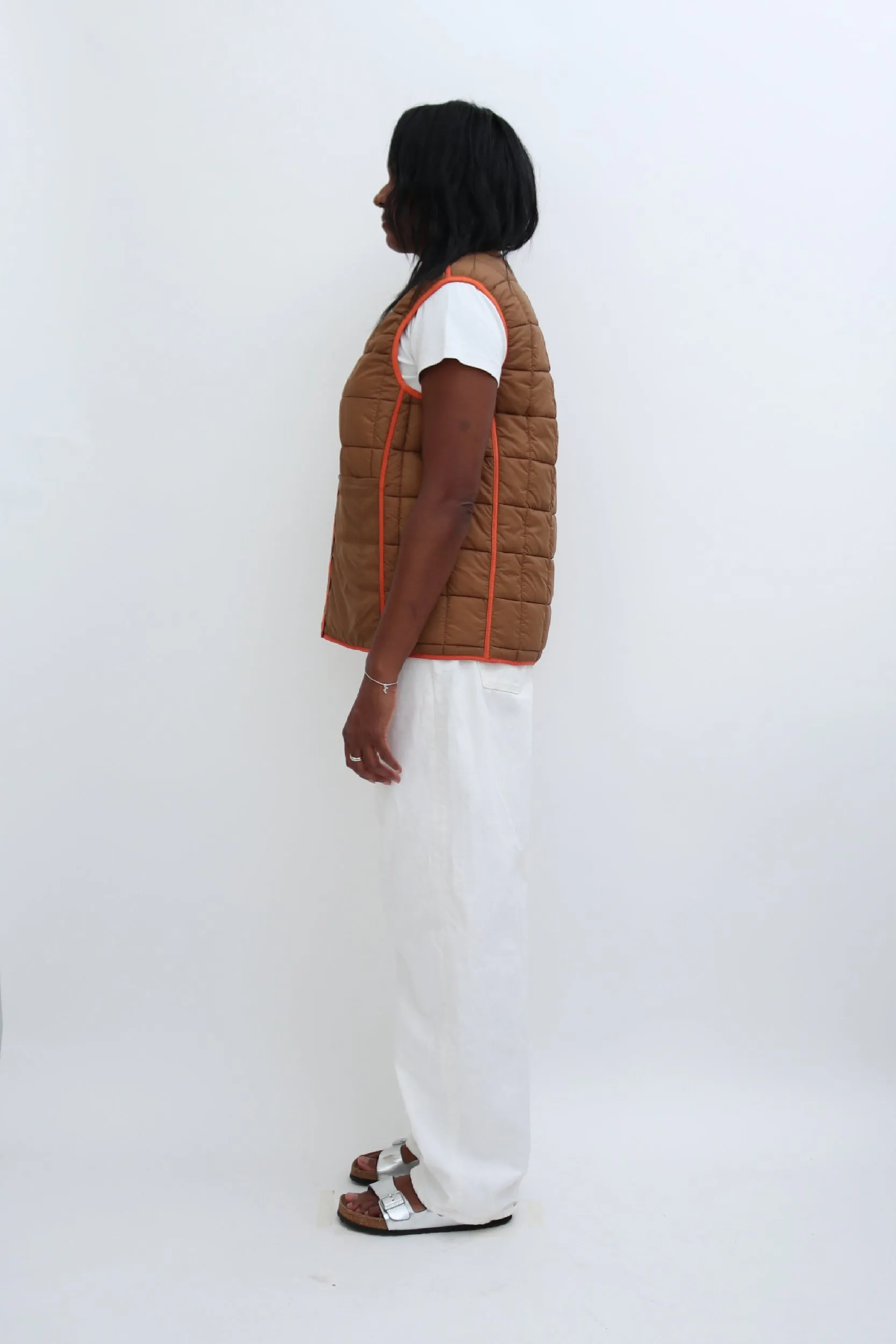 REVERSIBLE QUILTED GILET