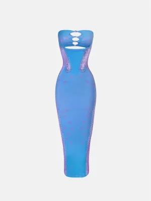 Roxie Dress Crypto Blue