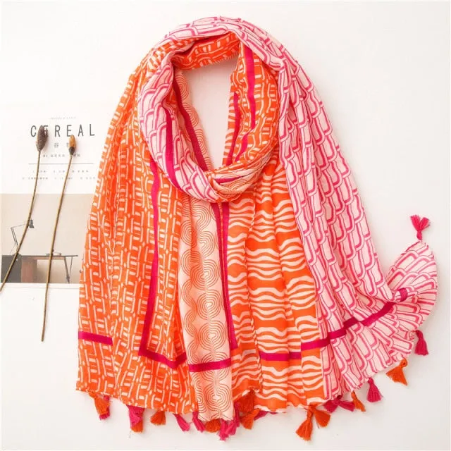 Sienna Multicolour Lightweight Scarf