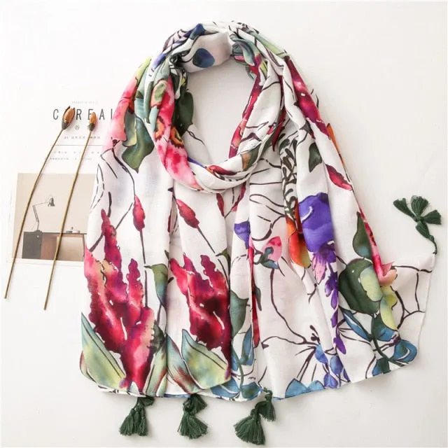 Sienna Multicolour Lightweight Scarf