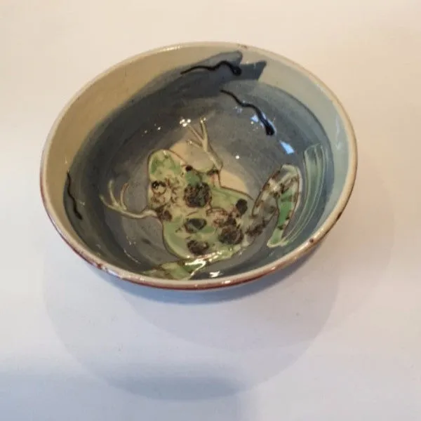 Small Bowl with Frogs