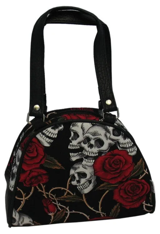 Small Skulls and Roses Bag (Various Colours)