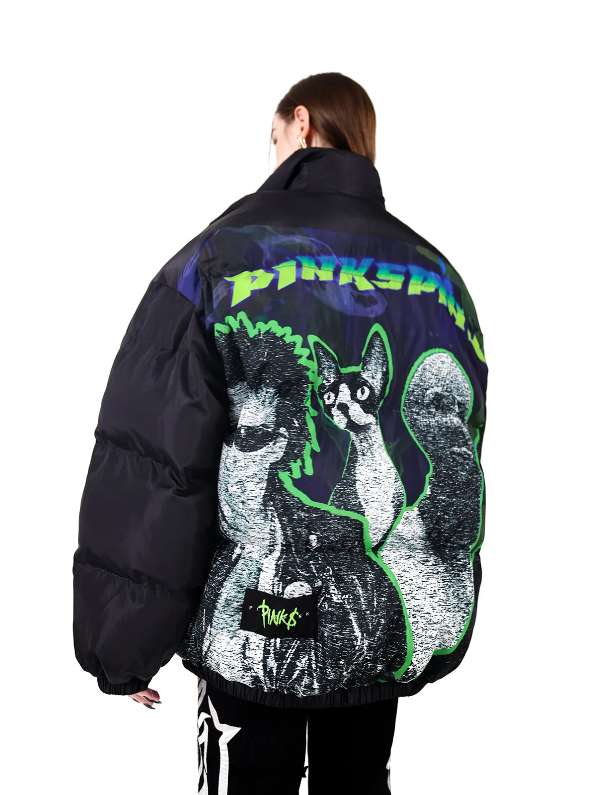 SPHINX PUNK quilted puffer