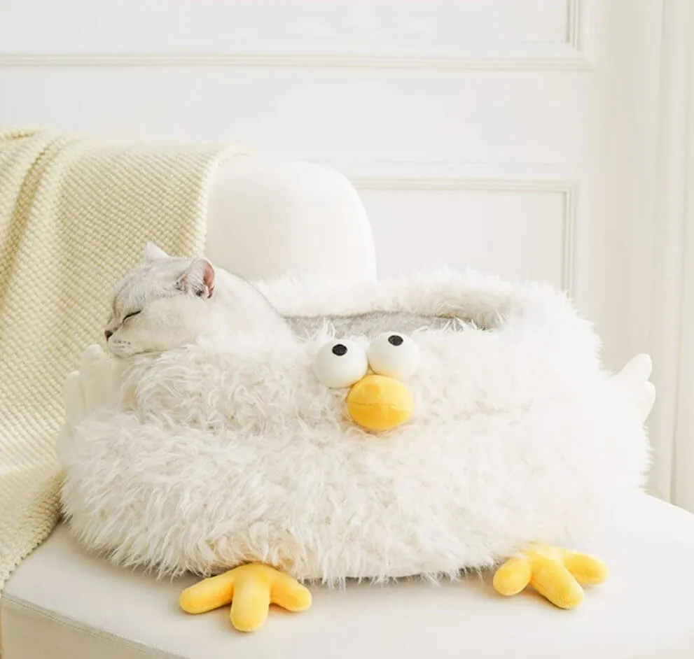 Super Soft Warm Fluffy Pet Bed Chicken Cat Bed