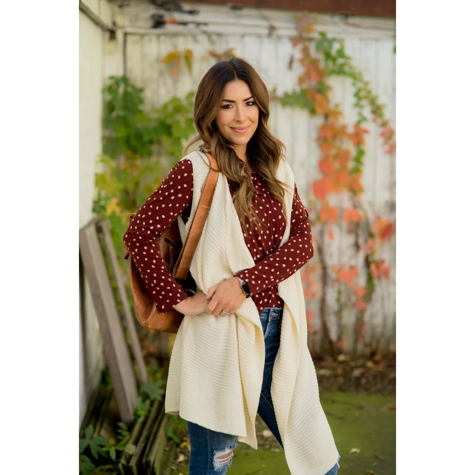 Sweater Kimono Vest