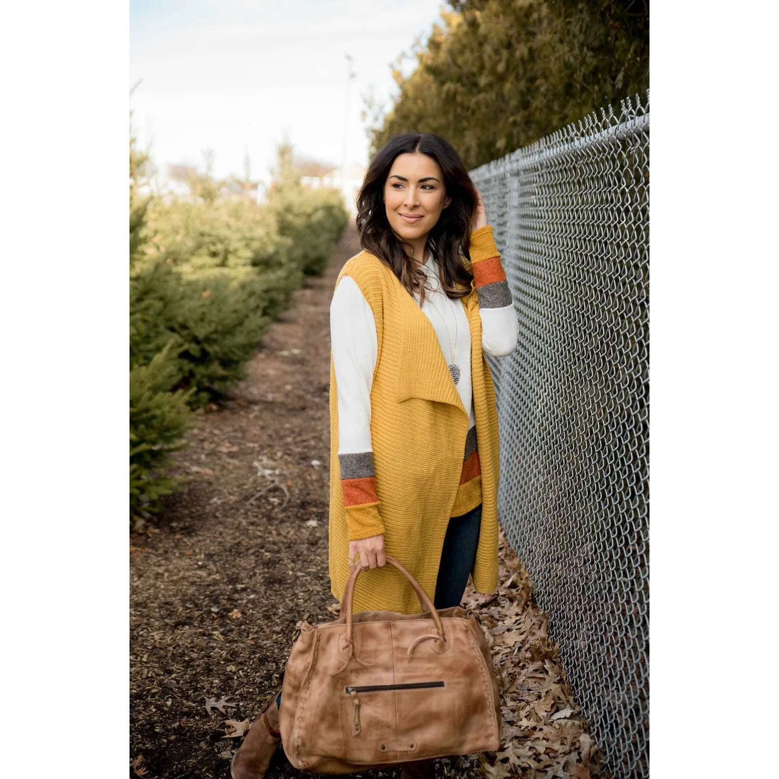 Sweater Kimono Vest