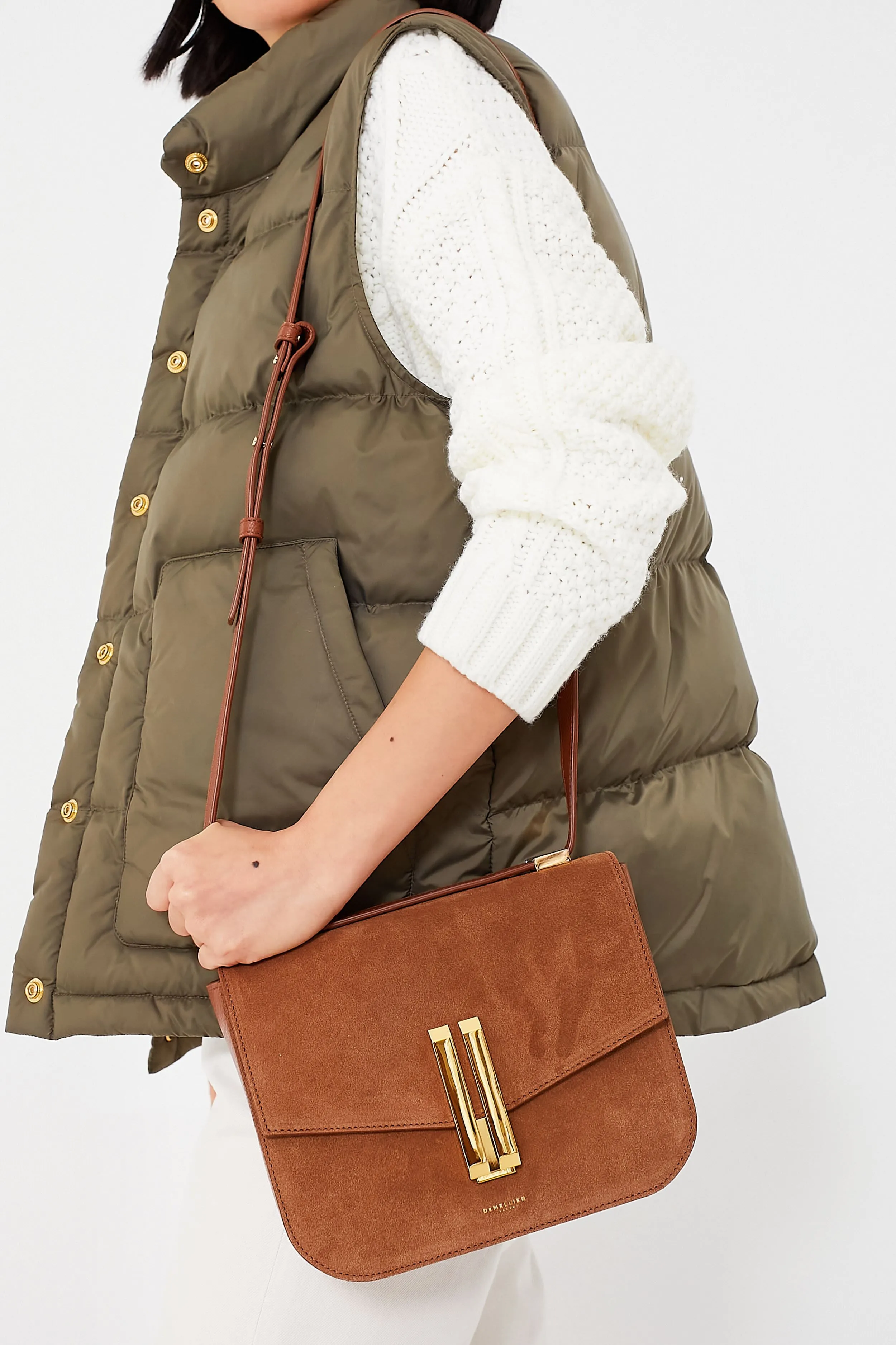 Tan Suede Vancouver Bag