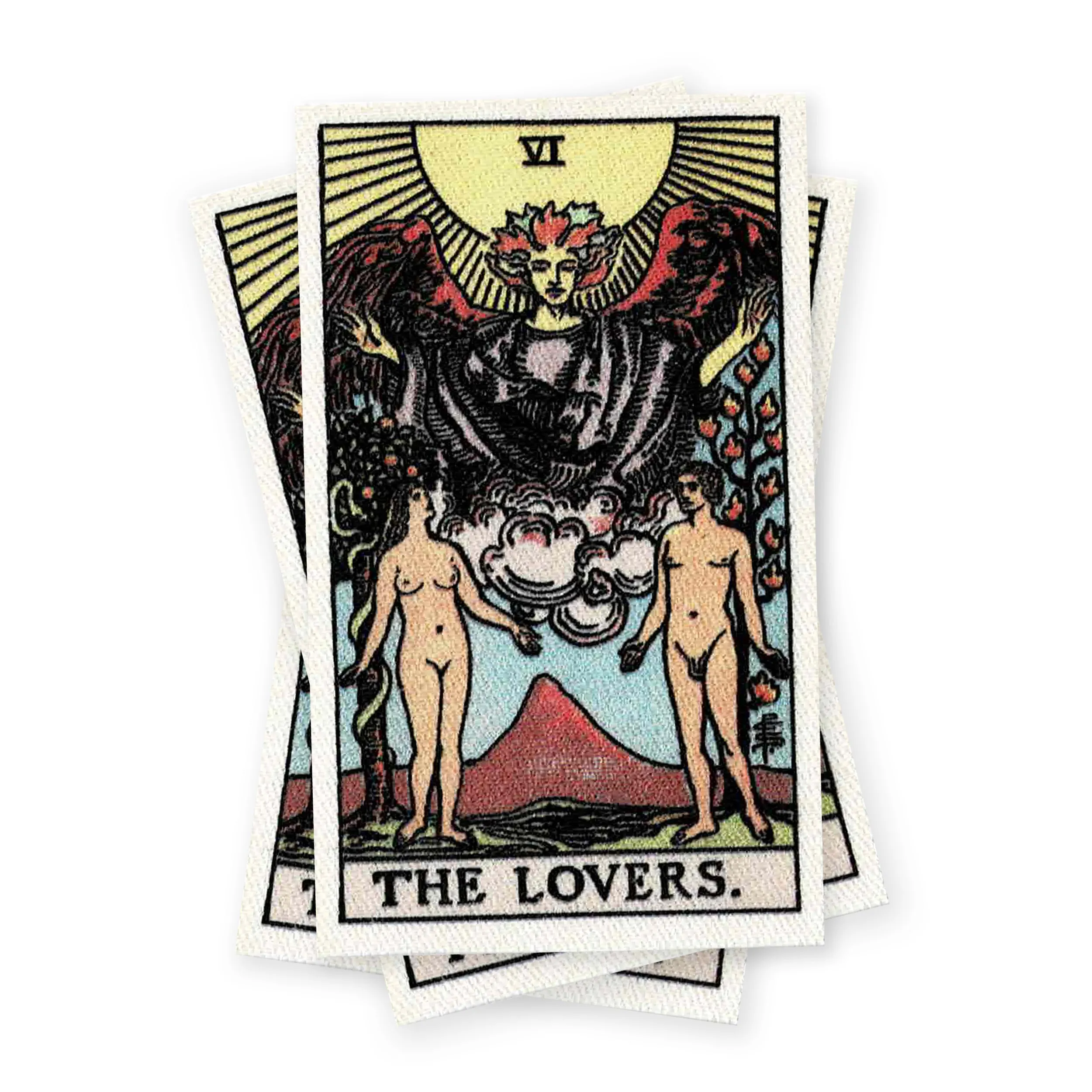 Tarot Card The Lovers Fabric Sew On Patch