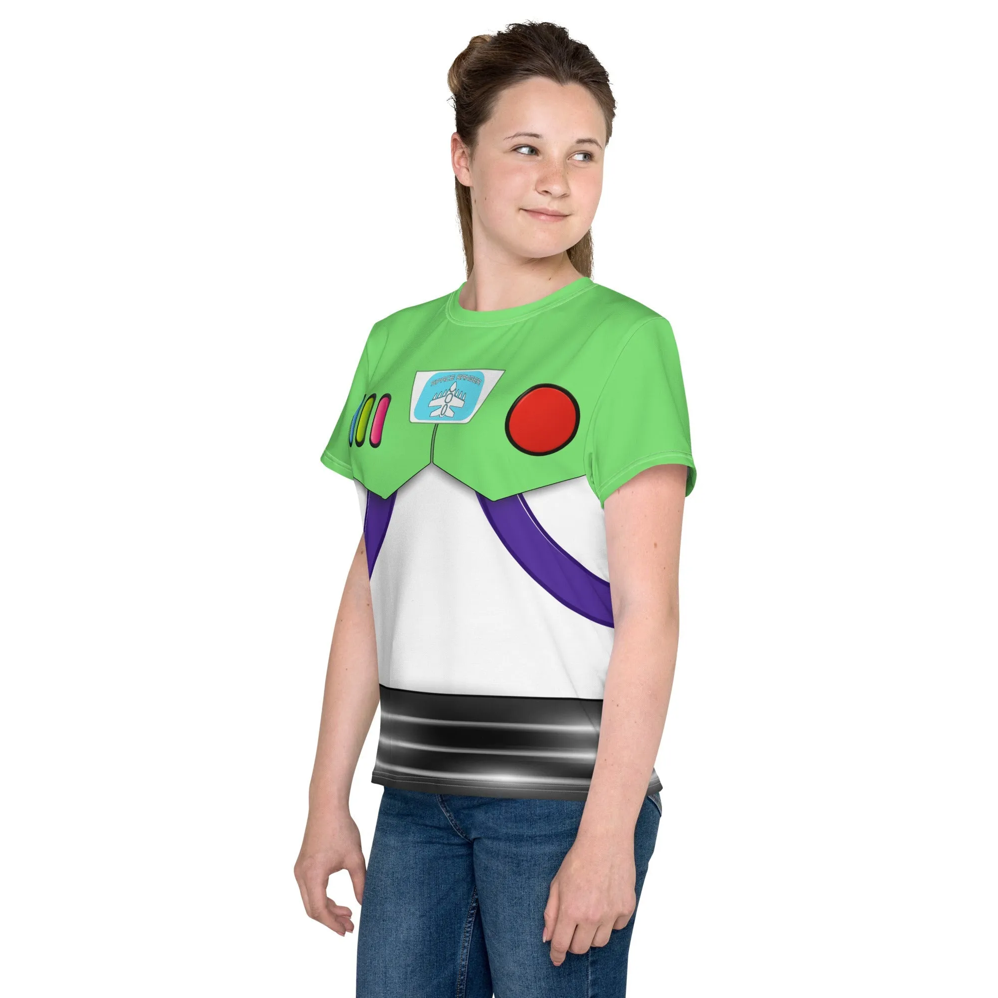 The Buzz Youth crew neck t-shirt- Running Costume, Cosplay, Bounding