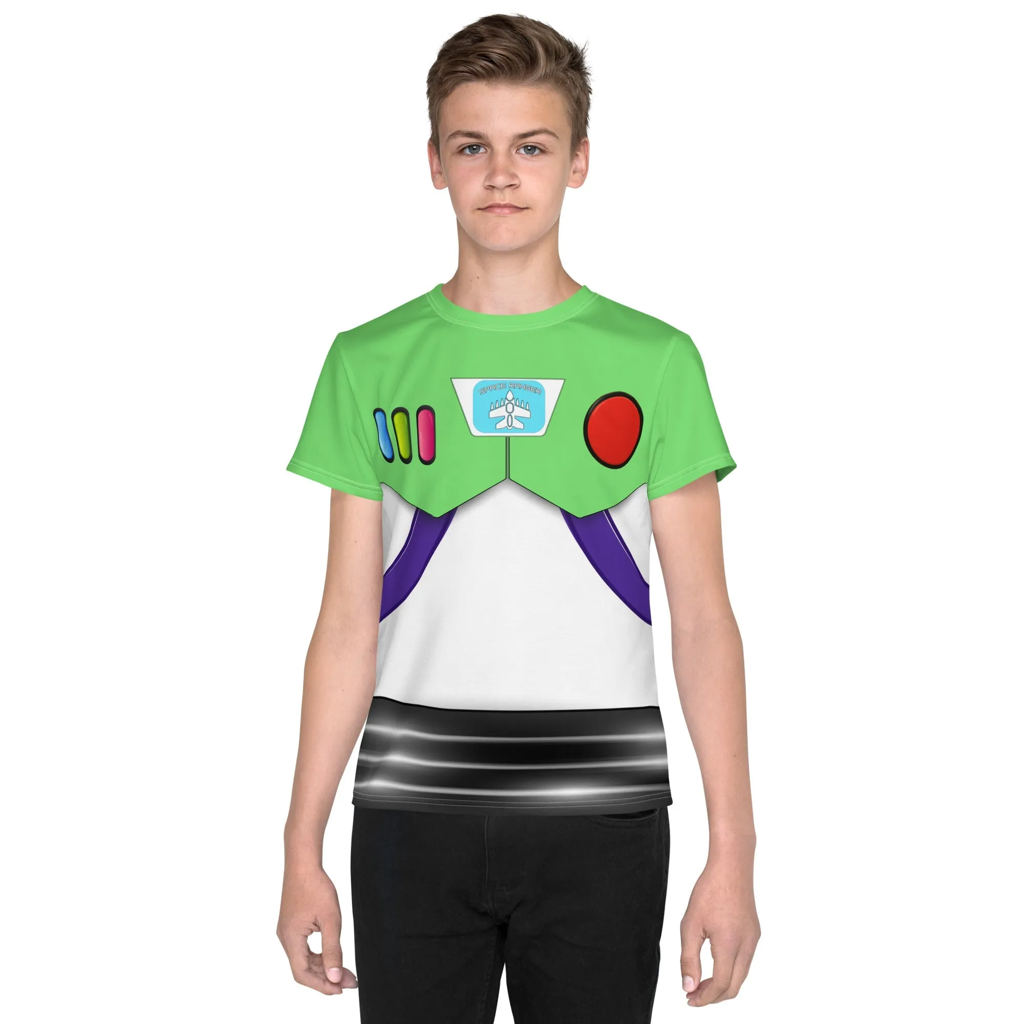 The Buzz Youth crew neck t-shirt- Running Costume, Cosplay, Bounding