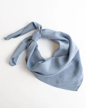 'The Classic' Washable Silk Scarf in Sea