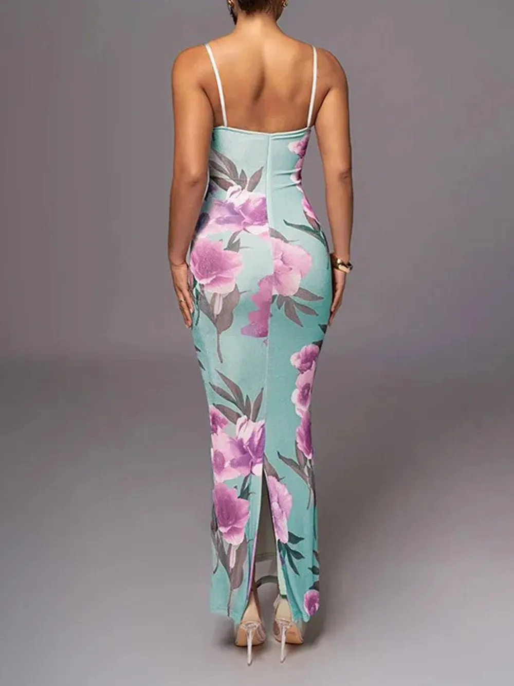 Tiana Sleeveless Bodycon Maxi Dress