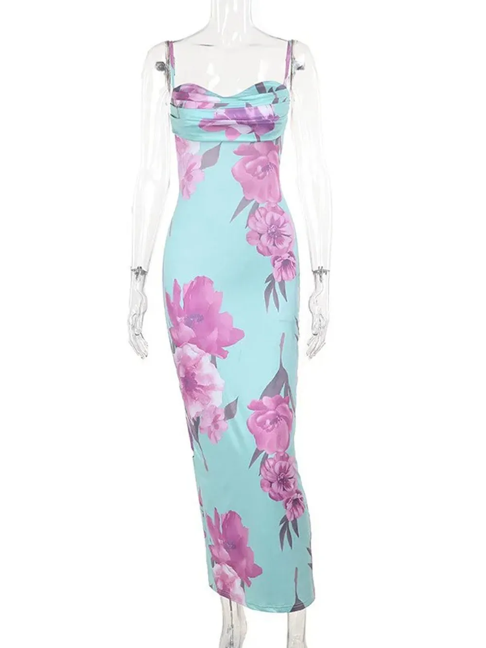 Tiana Sleeveless Bodycon Maxi Dress