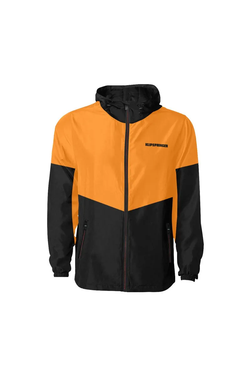 Turmeric & Black Quilted Windbreaker for Men