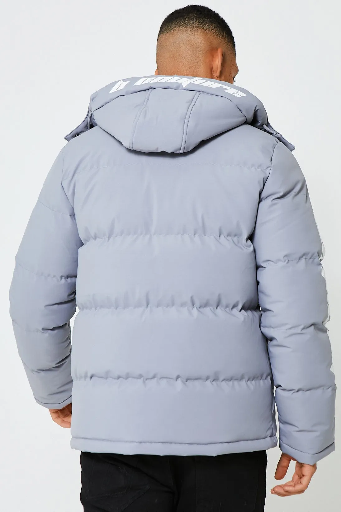 Upminster Puffer Jacket - Light Grey