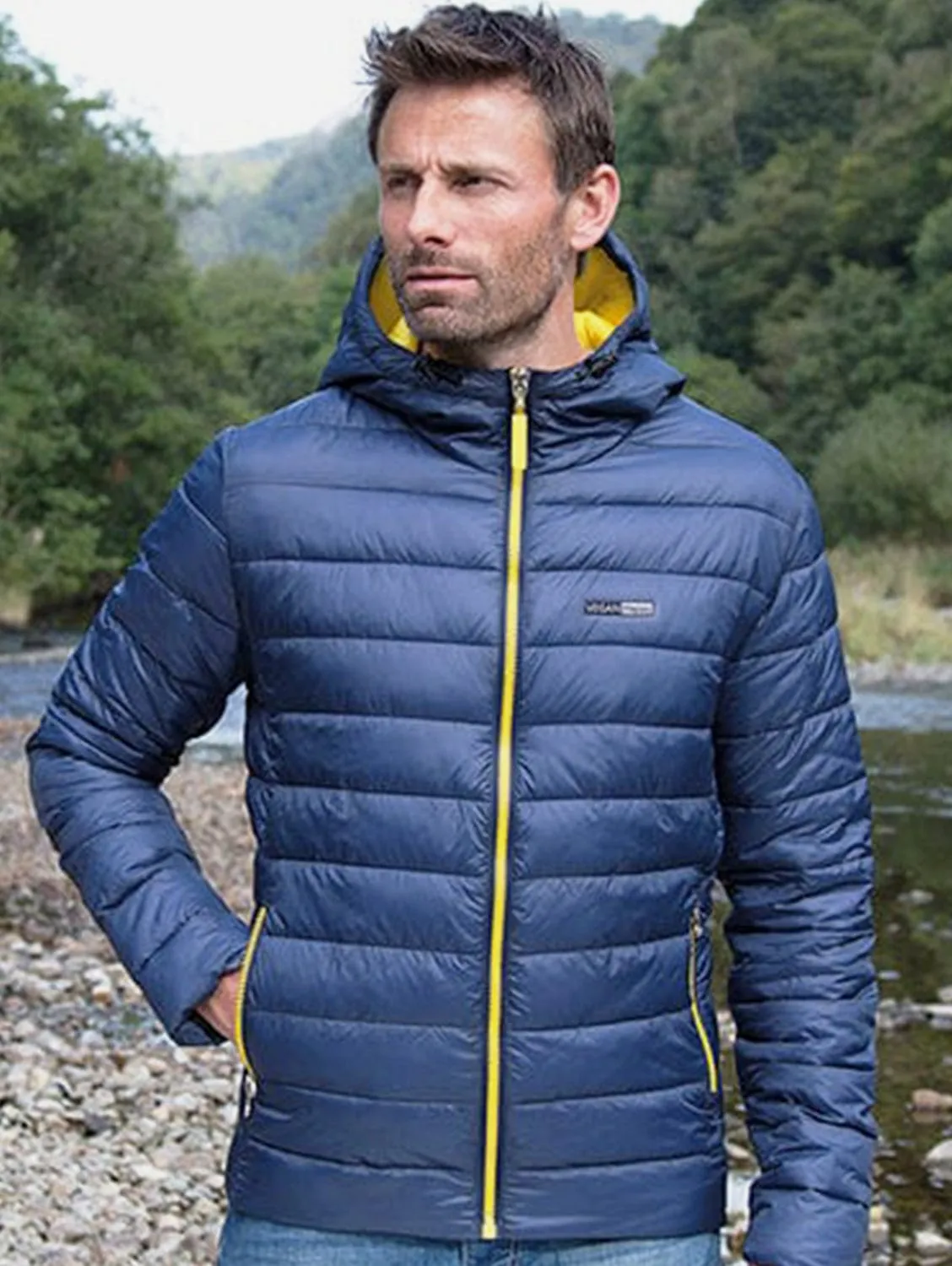 Vegan Men's Urban Snow Bird Puffer Jacket | Multiple Colours