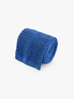 Vibrant Blue Knit Tie