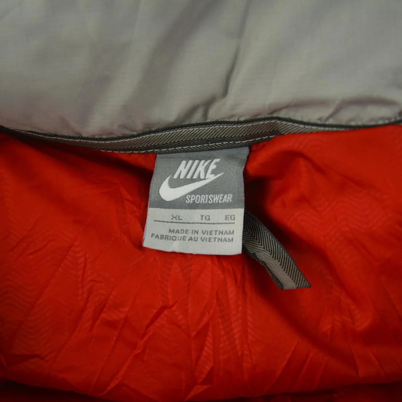 Vintage Nike Zip Up Puffer Jacket Size XL