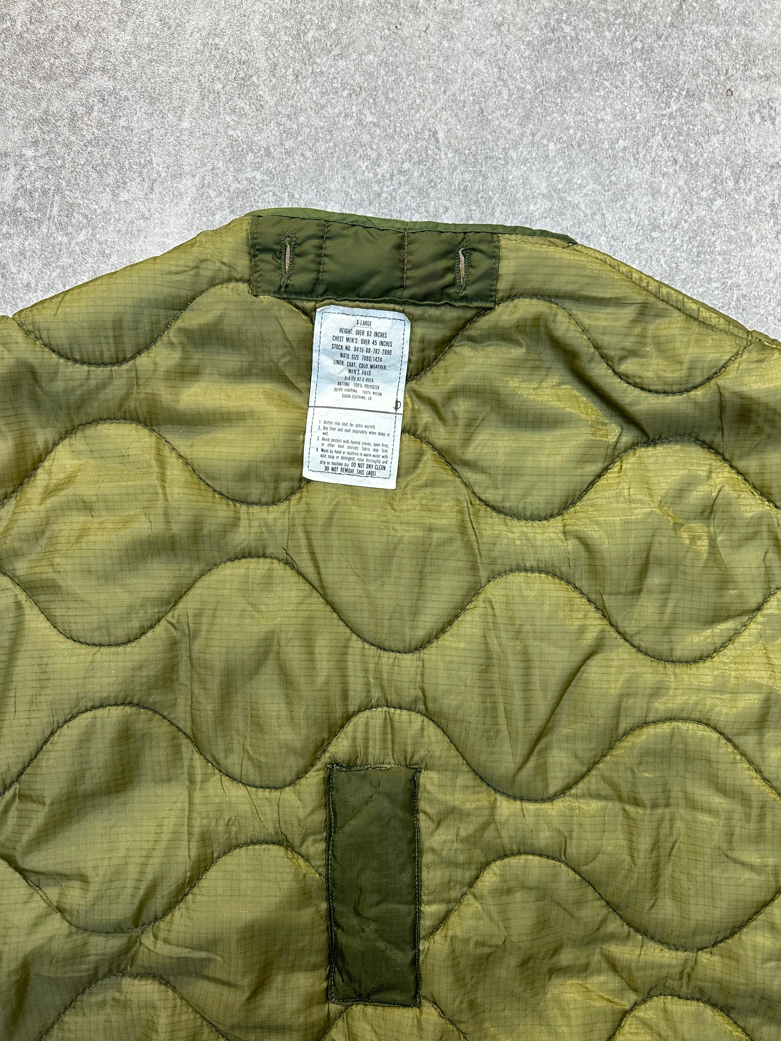 VT Rework: Khaki Quilted Padded Ripstop Jacket