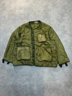 VT Rework: Khaki Quilted Padded Ripstop Jacket