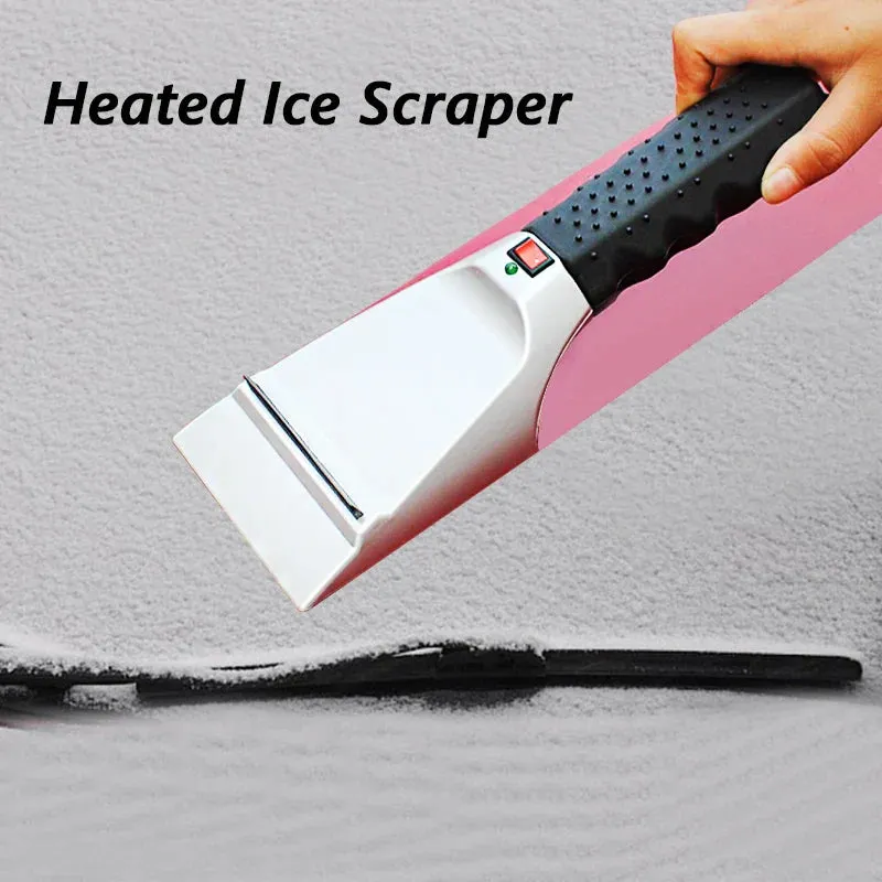 Warm Edge Electric Car Windshield Snow Scraper