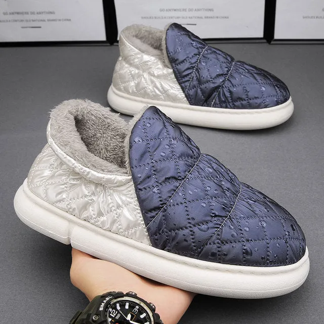 Waterproof Unisex Plush Slip-on Shoes