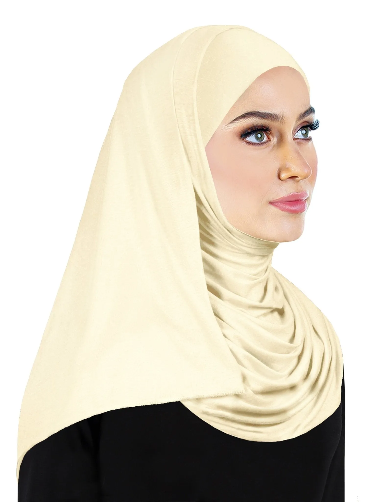 Winter Warm Jersey Cotton Soft Hijab Headscarf Long 72" x 24"