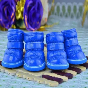 Winter Warm Waterproof Non-Slip Dog Shoes