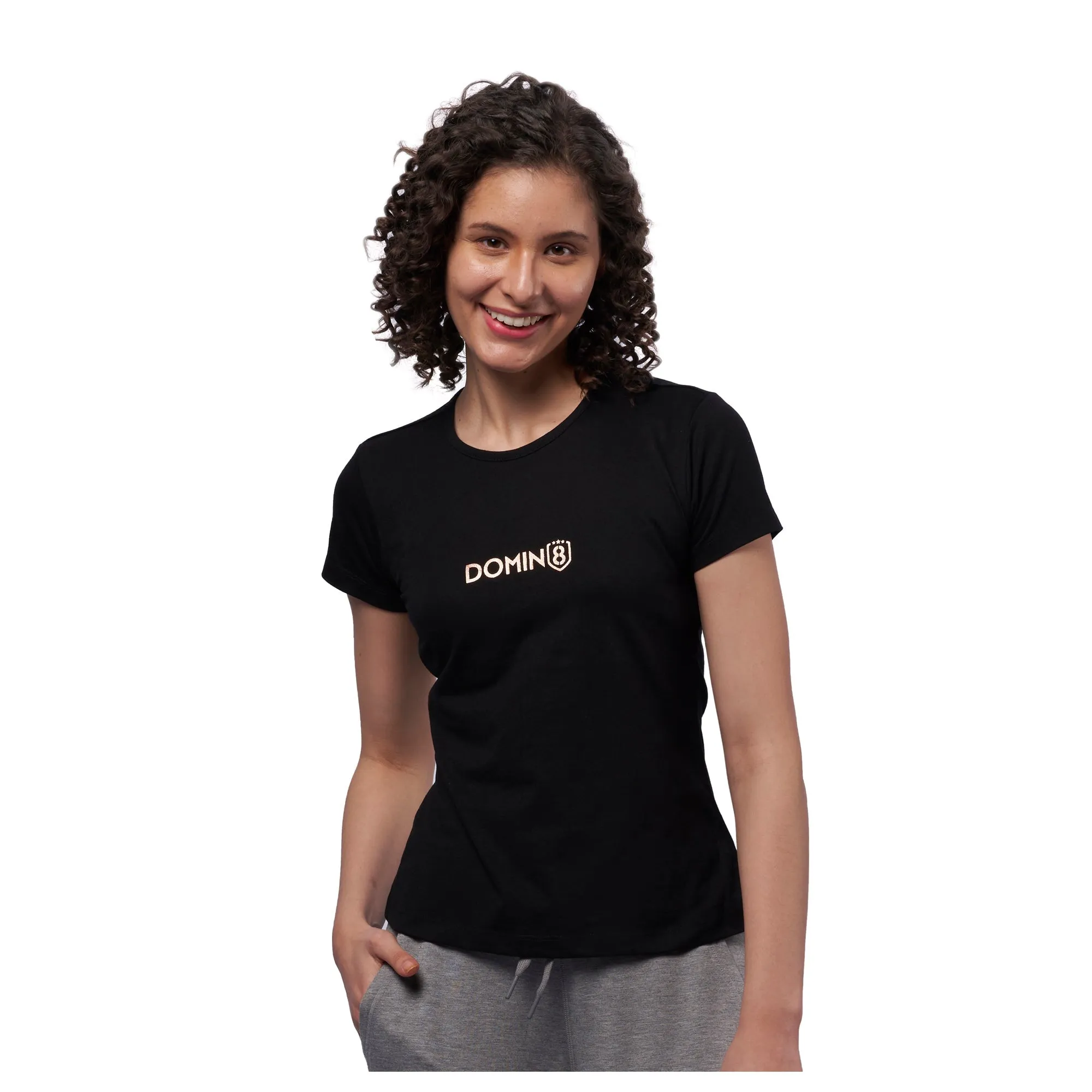 Women's Chest Metallic Branded Couple T-Shirt